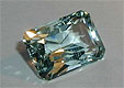 The faceted stones (Aquamarine)